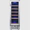 Edgestar 12 Inch Wide 18 Bottle BuiltIn Single Zone Wine Cooler with Reversible Door and LED Lighting CWR182SZ - alternate 4